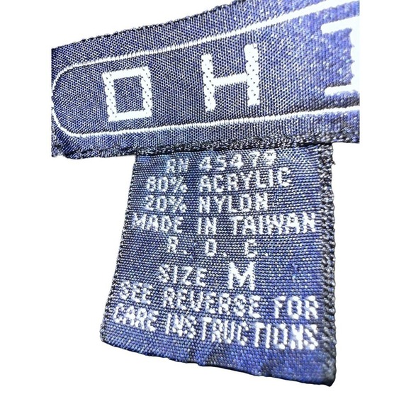 Vintage OHI Black Acrylic/Rayon Beaded Sweater Classy  M - Picture 3 of 5